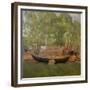 Boat on land-Erik Theodor Werenskiold-Framed Giclee Print