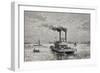 Boat on Mississippi, 1892, by Taylor Taken from Geographie Universelle, 19th Century-null-Framed Giclee Print