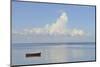 Boat on Sea, Mahe, Seychelles, Indian Ocean Islands-Guido Cozzi-Mounted Photographic Print