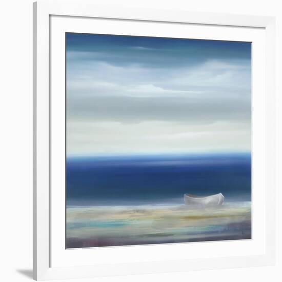 Boat on Shore-Kc Haxton-Framed Art Print
