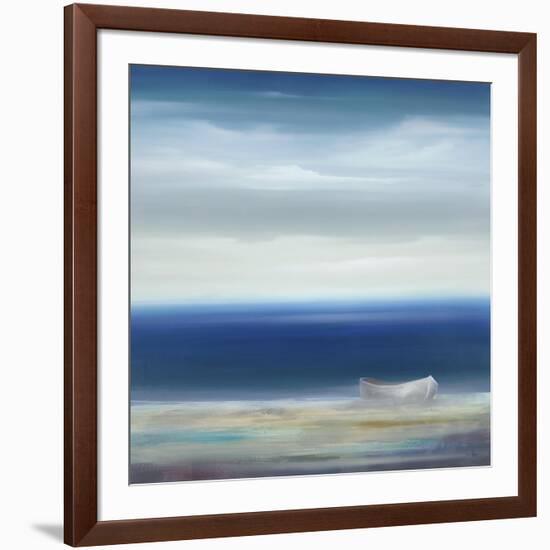 Boat on Shore-Kc Haxton-Framed Art Print