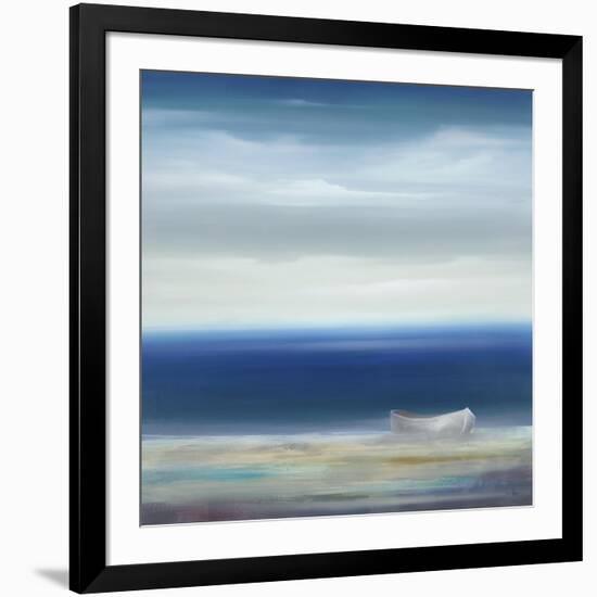 Boat on Shore-Kc Haxton-Framed Art Print