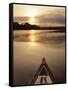 Boat on the Amazon River, Near Puerto Narino, Colombia-Christian Heeb-Framed Stretched Canvas