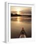 Boat on the Amazon River, Near Puerto Narino, Colombia-Christian Heeb-Framed Photographic Print