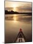 Boat on the Amazon River, Near Puerto Narino, Colombia-Christian Heeb-Mounted Photographic Print