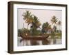 Boat on the Backwaters, Allepey, Kerala, India, Asia-Tuul-Framed Photographic Print