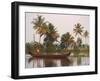 Boat on the Backwaters, Allepey, Kerala, India, Asia-Tuul-Framed Photographic Print