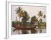 Boat on the Backwaters, Allepey, Kerala, India, Asia-Tuul-Framed Photographic Print