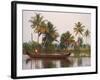 Boat on the Backwaters, Allepey, Kerala, India, Asia-Tuul-Framed Photographic Print