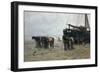 Boat on the Beach at Scheveningen, 1876-Anton Mauve-Framed Giclee Print