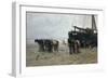 Boat on the Beach at Scheveningen, 1876-Anton Mauve-Framed Giclee Print