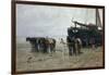 Boat on the Beach at Scheveningen, 1876-Anton Mauve-Framed Giclee Print