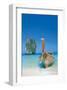 Boat on The Beach-null-Framed Art Print