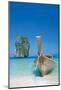 Boat on The Beach-null-Mounted Art Print