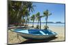 Boat on the Palm-Fringed Beach at This Laid-Back Village and Resort-Rob Francis-Mounted Photographic Print