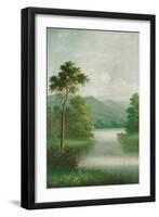 Boat on the River, 1801-George Cole-Framed Giclee Print