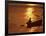 Boat on the River Ganges in Allahabad, India-Rajesh Kumar Singh-Framed Photographic Print