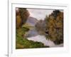 Boat on the Seine near Jeufosse-Claude Monet-Framed Giclee Print