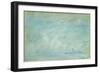 Boat on the Thames, Haze Effect; Bateau Sur La Tamise, Effet de Brume, 1901-Claude Monet-Framed Giclee Print