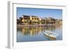 Boat on Thu Bon River, Hoi An, Quang Nam, Vietnam, Indochina, Southeast Asia, Asia-Ian Trower-Framed Photographic Print