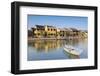 Boat on Thu Bon River, Hoi An, Quang Nam, Vietnam, Indochina, Southeast Asia, Asia-Ian Trower-Framed Photographic Print