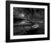 Boat on Top of the Cliff-Olivier Meriel-Framed Art Print