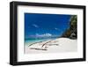 Boat on Tropical Beach-pashapixel-Framed Photographic Print