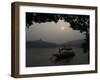 Boat on West Lake, Hangzhou, Zhejiang Province, China-Jochen Schlenker-Framed Photographic Print