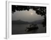 Boat on West Lake, Hangzhou, Zhejiang Province, China-Jochen Schlenker-Framed Photographic Print