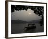 Boat on West Lake, Hangzhou, Zhejiang Province, China-Jochen Schlenker-Framed Photographic Print