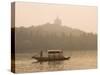 Boat on West Lake, Hangzhou, Zhejiang Province, China-Jochen Schlenker-Stretched Canvas