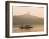 Boat on West Lake, Hangzhou, Zhejiang Province, China-Jochen Schlenker-Framed Photographic Print
