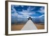 Boat Pier in the North of the Island of Babeldoab, Palau, Central Pacific, Pacific-Michael Runkel-Framed Photographic Print