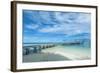 Boat Pier on Carp Island, One of the Rock Islands, Palau, Central Pacific-Michael Runkel-Framed Photographic Print