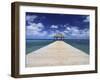 Boat Pier on the Island of Mayotte, Comoros, Indian Ocean, Africa-Michael Runkel-Framed Photographic Print