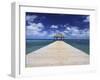 Boat Pier on the Island of Mayotte, Comoros, Indian Ocean, Africa-Michael Runkel-Framed Photographic Print