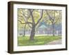 Boat Pond, Central Park-Julian Barrow-Framed Giclee Print