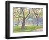 Boat Pond, Central Park-Julian Barrow-Framed Giclee Print