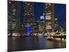 Boat Quay and the Financial District, Singapore, Southeast Asia-Amanda Hall-Mounted Photographic Print