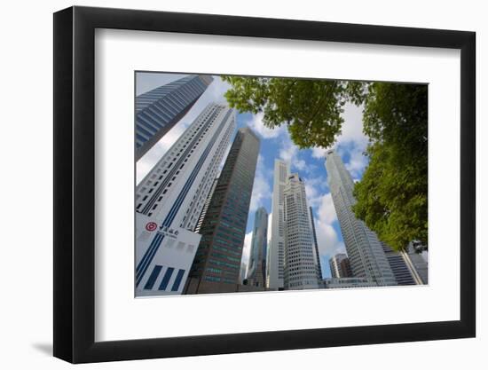 Boat Quay, Singapore, Southeast Asia-Frank Fell-Framed Photographic Print