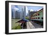 Boat Quay, Singapore, Southeast Asia-Frank Fell-Framed Photographic Print