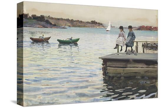 Boat Race, 1886-Anders Zorn-Stretched Canvas