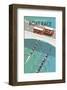 Boat Race - Dave Thompson Contemporary Travel Print-Dave Thompson-Framed Giclee Print