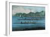 Boat Race-Currier & Ives-Framed Art Print