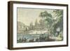 Boat Races at Ville D'Avray, France 19th Century-null-Framed Giclee Print