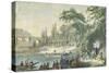 Boat Races at Ville D'Avray, France 19th Century-null-Stretched Canvas