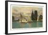 Boat Racing, Lakewood, Ohio-null-Framed Art Print