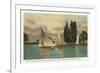 Boat Racing, Lakewood, Ohio-null-Framed Premium Giclee Print