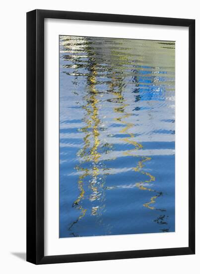 Boat Reflection II-Kathy Mahan-Framed Photographic Print