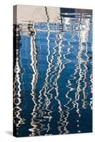 Boat Reflections at the Vieux Port-Nico Tondini-Stretched Canvas